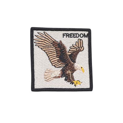 China Viable Popular Brand Embroidered Cloth Patch Letter Jeans Decoration Patch for sale