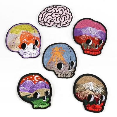 China Other Wholesale Custom 3d Embroidery Patches Sew Iron On For Clothing, Bags for sale