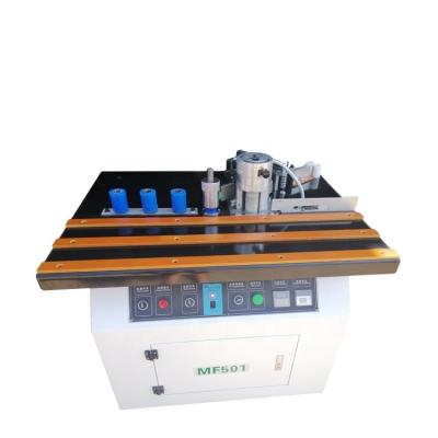 China Portable Automatic Woodworking Melamine Woodworking Furniture PVC Manual Edging Machine for sale