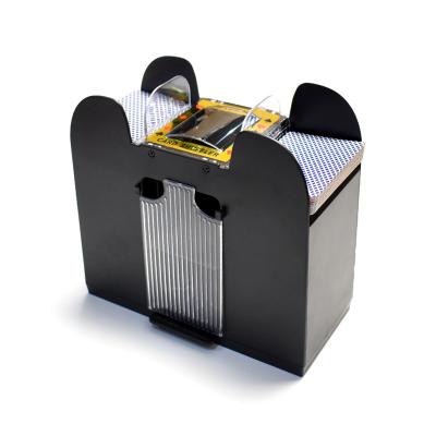 China AoBo Indoor Casino Shuffling Machine 6 In 1 Decks Automatic Playing Card Shuffler for sale