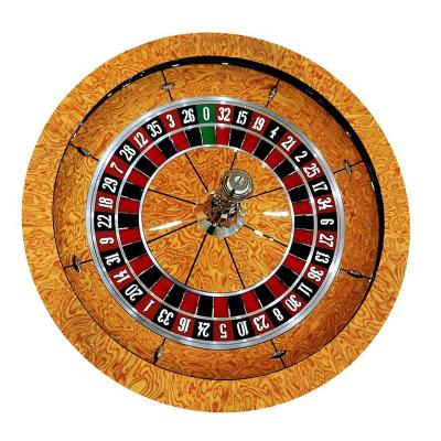 China Aobo Wooden 32 Inch Casino Roulette Wheel High Quality Professional Gaming Roulette Wheel For Grambling Table for sale