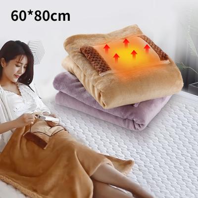 China Electric Heating Blanket Mat For Home Office Hotel USB Soft Thicker Thermostat Bed Warmer Machine Washable 60*80cm for sale