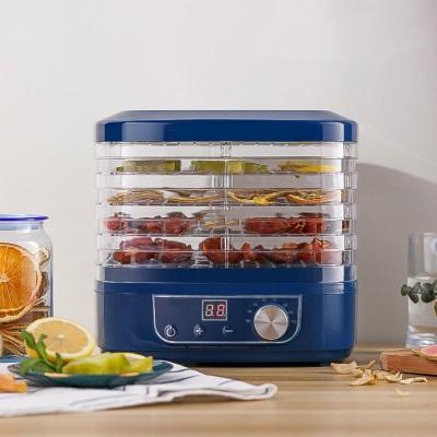 China Household 5 Trays Mini Food Dehydrator Fruit Dryer Household Pet Baby Pet Snack Fruit and Vegetable Snacks Air Dryer for sale