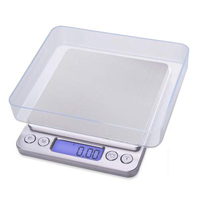 China Hotel Portable Kitchen Scales Digital Scale Mini Pocket Case Postal Jewelry Accurate Electronic Food Gram Weight 500g 3kg for sale