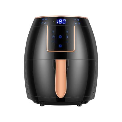 China Healthy 5.5LHealthy Car Cooking Oil Free Air Fryer With Time And Temperature Control 1300W Intelligent Hot Electric Air Deep Fryer for sale