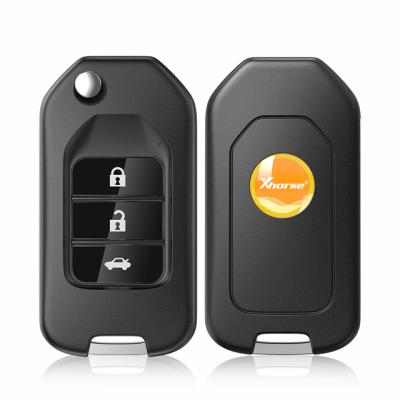 China English Version 5pcs/lot Many Car Xhorse XNHO00EN Wireless Remote Flip 3 Buttons Honda Key for sale