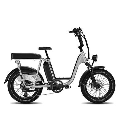 China Adult 1000w 48v electric ebike aluminum alloy fat bike Accolmile tire folding ebike foldable electric bike tire e fat bike for sale