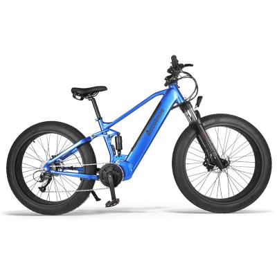 China Aluminum Alloy Accolmile Electric Fat Bike Mid Drive 48v 1000watt Bicycle E-Bike For Women bicicleta elctrica for sale