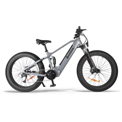 China Bafang Electric Mid Drive Stock 48v 1000w Aluminum Alloy Full Suspension Electric Bicycle Mountain Bike Frame Mtb for sale