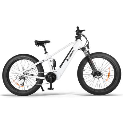 China bafang mid drive aluminum alloy 1000w full suspension 26inch 48v electric bike ultra electric bicycle bafang ebike china for sale