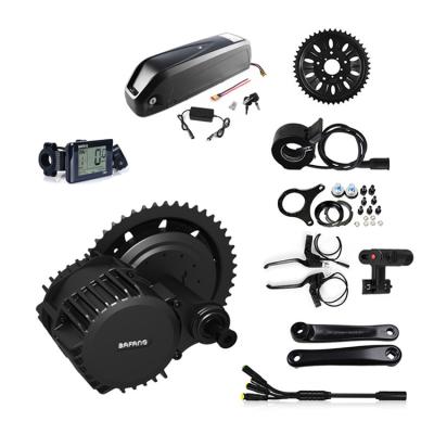 China Bafang Mid Drive Motor 1000w Brushless Electric Bicycle Conversion Kit ebike ebike kit with batttery for sale