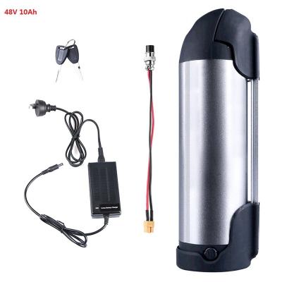 China Rechargeable Ebike Battery Pack Waterbottle Li-ion Lithium 48V 10Ah Electric Bicycle Downtube Battery For Ebike Motor Kit 10Ah for sale