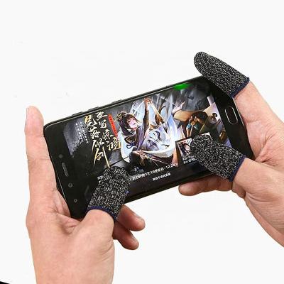 China ERGONOMIC High Sensitive Sweatproof Slip-proof Screen Thumbs Finger Sleeve For Cell Phone Game Gaming Sleeve for sale