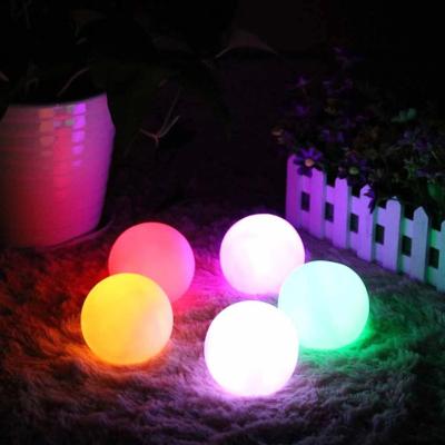 China Holiday LED Pool Globe Lamp Multicolor Changing Underwater Glowing Floating Light RF RGB Ball Light Ball Lamp Party Night for sale