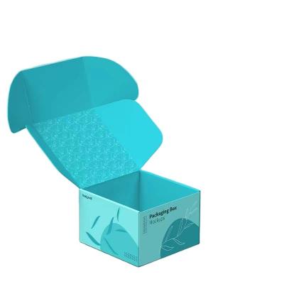 China Wholesale Recyclable Package Gift Box Color Box Corrugated Kraft Paper Small Box Can Be Customized Size Printed Logo for sale