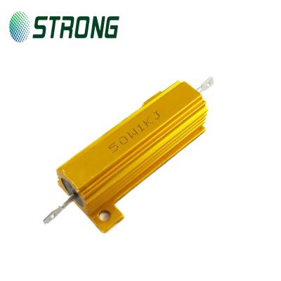China High Power Small Volume Rx24 7.5W 12.5W Shell Small Aluminum Wire Resistor for sale