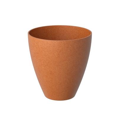 China Pioneera 14cm Modern High Quality Plant Pot For Eco Plant Fiber Flower Pot Modern Home Indoor Outdoor Decorative Plant Pot for sale