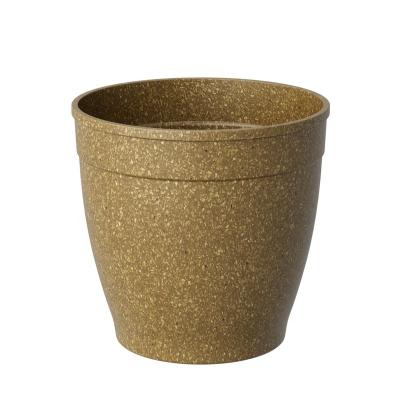 China Pioneera 11cm Modern Hot Selling Durable Home Decorative Eco Plant Fiber Rice Husk Flower Pots Plant Pots Indoor Outdoor Pots for sale