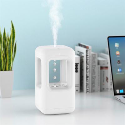 China 2022 New 2022new Amazon Water Drop Desktop Anti-gravity Humidifier Household Patent Bedroom Large Volume Mist Quiet Air Purifier for sale