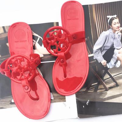 China PVC 2021 NEW ARRIVALS Sexy Women Slip On Flat With Sandals&slippers Summer Beach Fashion Wear for sale