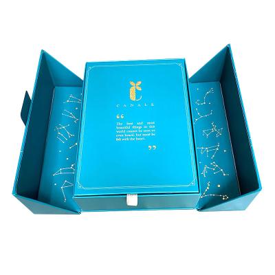 China Recoverable Yongjin Custom Design Christmas Advent Calendar Box Double Door Cosmetic Perfume Packaging Gift Boxes for sale