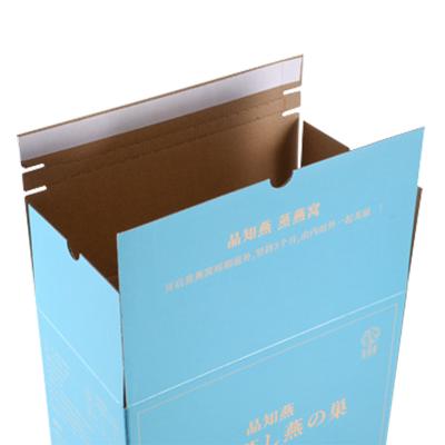 China Customized Folding Recyclable Cardboard Paper Drinks Juice Packaging Box Corrugated Rigid Milk Carton Packaging Accept Food for sale