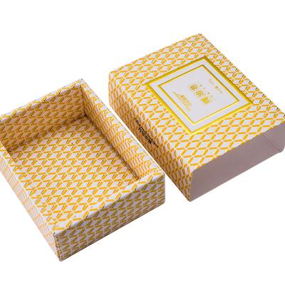 China Factory Cheap Handmade Small Square Bar Soap Paper Gift Packaging Box Retrievable, Cardboard Essential Oil Soap Cream Cardboard Box Packaging for sale