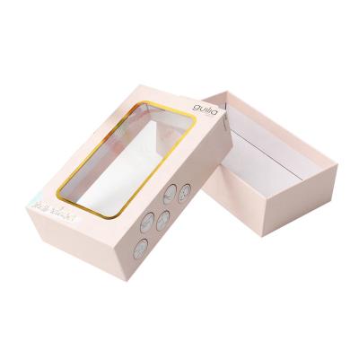 China Recoverable Paper Packaging Box With Transparent Window / Paper Box With Clear Window / Color Printed Box Packaging for sale