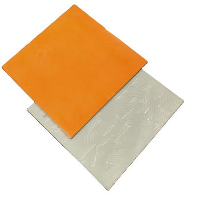 China 2022 Chinese Style Hot Selling Orange Solid Color Matte Porcelain Ceramic Floor Tile Matte Finish Glazed Wall Tile for sale