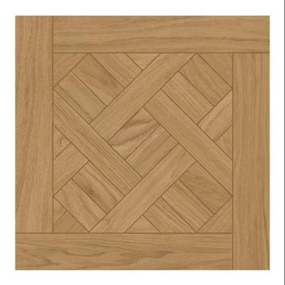 China Chinese style shingle pattern antique wooden floor tile ceramic matte porcelain floor tile special sale living room tile for sale