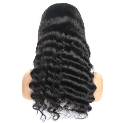 China Human Braiding No Weft Curly Human Braiding Wigs Loose Wave Hair 4x4 Loose Deep Wave Hair Extension Wigs Wholesale Lacefront for sale