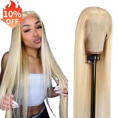 China Body Wave 613 Hair Extension Lace Front Wig Cap Transparent Cuticle Aligned Wig Lace Front Hair Wigs for sale