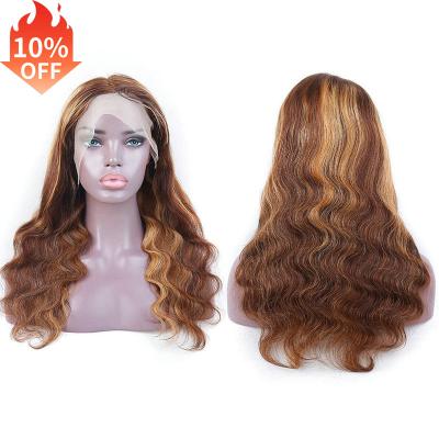 China Body Wave Ombre Honey Blonde 13x4 Body Wave Used Ladies Wig Virgin Limited Edition Group Tours Virgin Hair Wigs Vendor Wholesale for sale