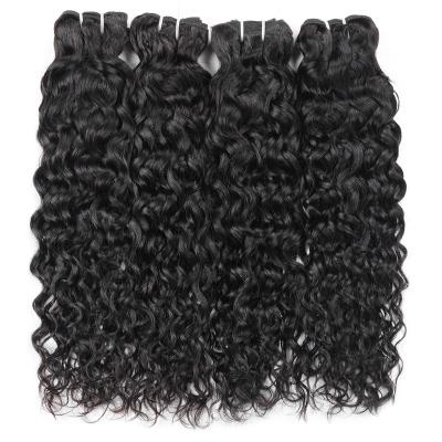 China 10A Water Wave Water Wave Weaves Raw Natural Vietnamese Braid In Peruvian Bundles And Brazilian Ball Hair Wigs Supplier ture for sale