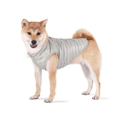 China Winter Stocked Pet Clothes Small Dog Medium Large Warm Cat Shirt Jacket Coat Reflective Pet Outfits for sale