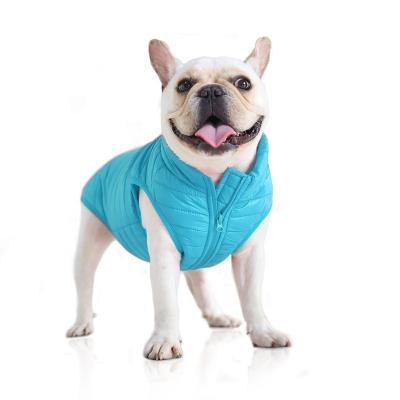 China Winter Warmer Light Stocked Pet Shirt With Zipper Dog Clothes For Small Medium Large Dogs Clothing Coat Jacket Invest for sale