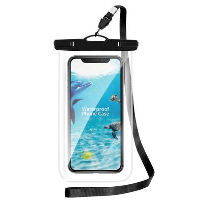 China Waterproof Universal Waterproof Pouch Bags Underwater Phone Case Mobile Phone Swimming Drift Diving Cover for sale