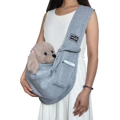 China Customizable Outdoor Puppy Carrier Bag Cat Hand-Free Sling Carrier Belt Dog Travel Easy Hand-Free Sling Carrier for sale