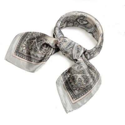 China Chinese Silk Square Scarf Printing 100% Silk Satin Scarves Custom Silk Square Scarf For Women for sale