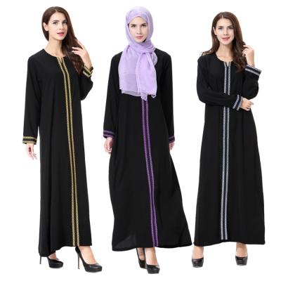 China Fashion Abaya Abaya 2019 Fashion Women Long Sleeve Abaya Muslim Dress for sale