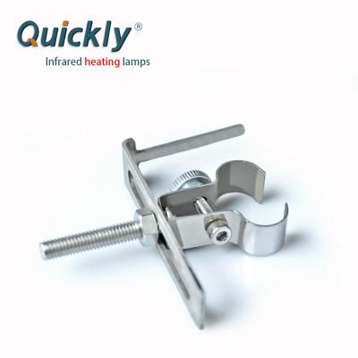 China Twin Tube Quartz IR Lamp Clamps G Clamp Structure With 23*11 Base for sale