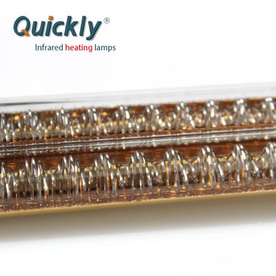 China Quarz-Rohr-schnelle mittlere Welle IR Heater Gold Coating 1.4um 2.0um zu verkaufen