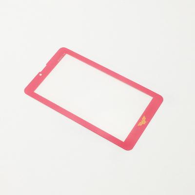 China Customized order small size Glassy laser cut screen panel for tablet PC for sale