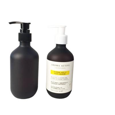 China Matt Black Cosmetic Spray Plastic Bottle With Pump Black Plastic ACP Bottle for sale