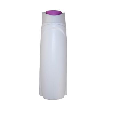 China 400ml Shampoo Bottle HDPE Double Wall Push On Cap All Colors Customer Logo Private Flip Top for sale