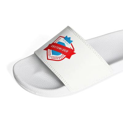 China Cushioning New Style Logo Slides PVC Designer Slippers Sandals Fashion Women Unisex Slippers Wholesale for sale