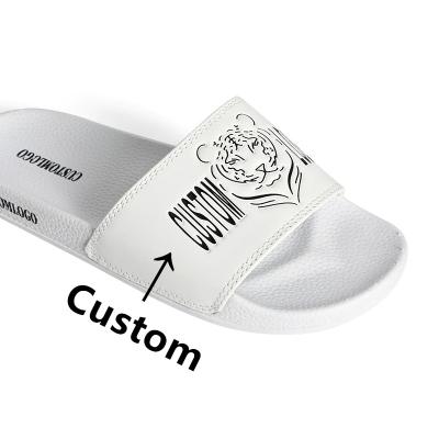 China Custom Made Custom Logo Ladies Slippers Pattern PVC Cushioning Slippers Factory Wholesale Fashion Slips Slippers For Women for sale