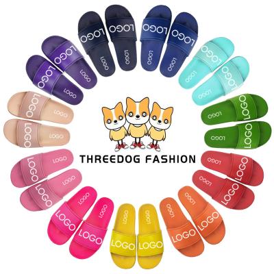 China Fashion Trend Design OEM New Slippers Custom Printed Slippers Brand Logo Custom Men Slippers for sale