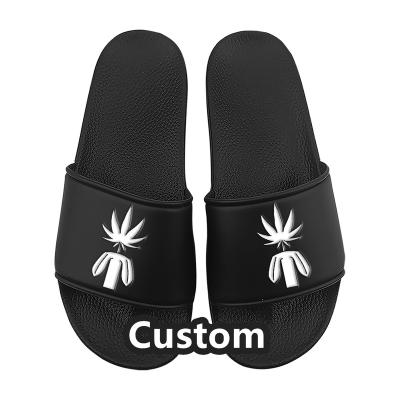 China Fashion Trend New Style Slippers Unisex Custom Slides With Logo PVC Women's Slippers Shape Ladies Slippers for sale