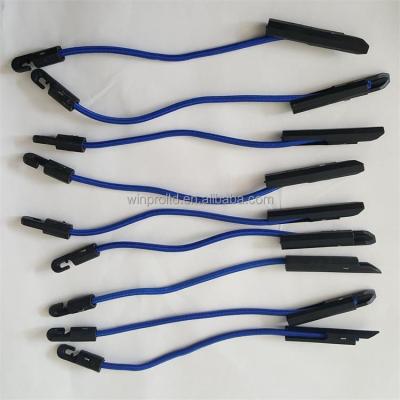 China Uses for fixing scaffolding cover scaffold cover ties elastic bungee cord with hook for sale